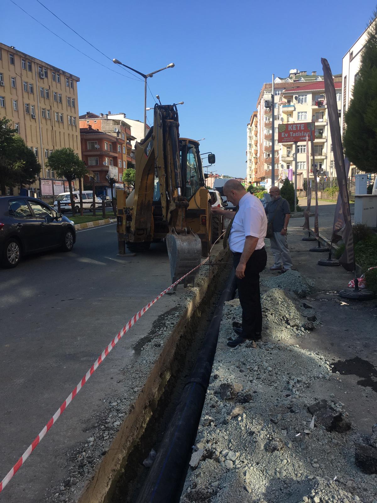 İçme Suyu İsale Hattında Yenileme Çalışmaları Başlatıldı